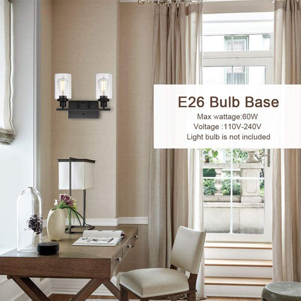 Bathroom Interior Mirror Headlight Bedroom Bedside Wall Lamp